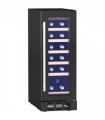 HOMCOM Freestanding / Built-in Wine Cooler Fridge, 19 Bottle, Black