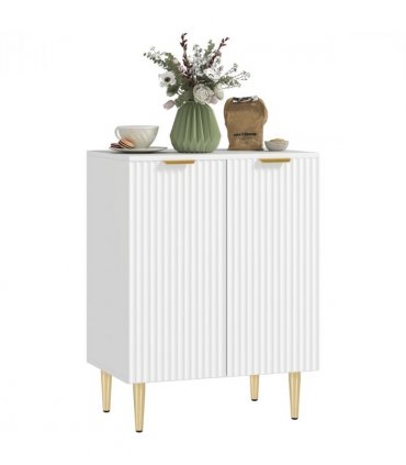 HOMCOM Sideboard Buffet Cabinet with Adjustable Shelf, White