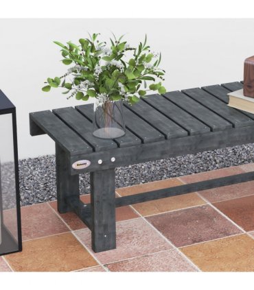 Outsunny 1.1M Outdoor Garden Bench Patio Loveseat Fir Wood 2 Person