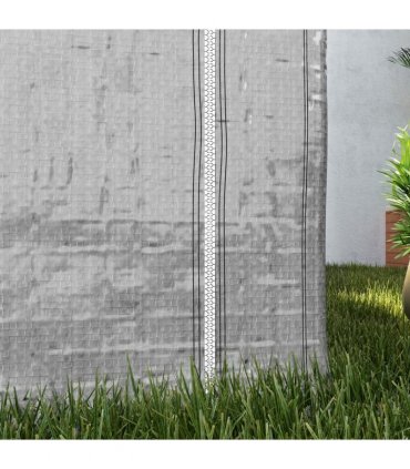 Outsunny 6.5' x 6.5' x 6.5' Temporary Garden Shed Storage Tent, Grey