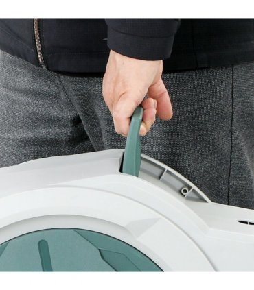 Outsunny Retractable Hose Reel Wall Mounted with Lock, Grey