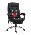 Vinsetto Ergonomic Heated 6 Points Vibration Massage Office Chair Black