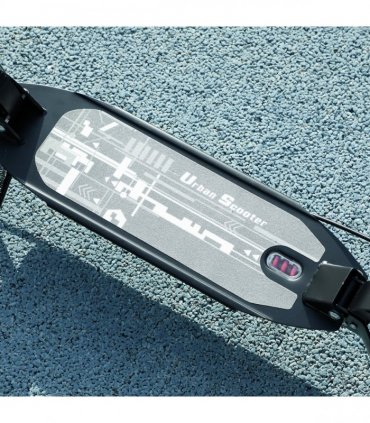 AIYAPLAY Kids Scooter, Foldable Kick Scooter w/ Adjustable Handlebar, Black