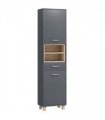 HOMCOM Bathroom Storage Unit with Open Shelves and Drawer