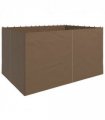 Outsunny 3 x 4(m) Universal Gazebo Replacement Sidewall Set, 4 Panels, Brown