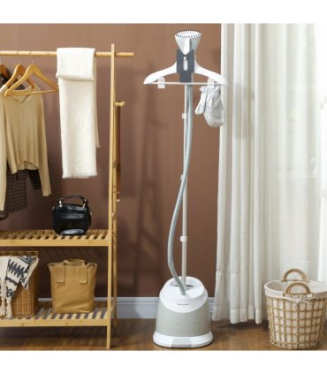 HOMCOM Clothes Steamer, Garment Steamer Clothing Wrinkle Remover, Grey