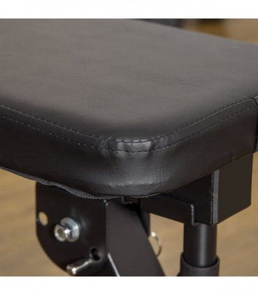 HOMCOM Adjustable Weight Bench with Barbell Rack and Dip Station, Black