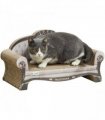 PawHut Cat Scratching Board with Organic Catnip for Indoor Cats, Brown