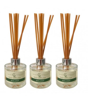 Reed Diffuser Oil Based 100ml Bergamot Pack of 3