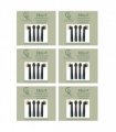 Recyclable Oral b head replacement toothbrush 6 Packs
