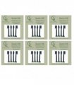Recyclable Sonic HX head replacement toothbrush 6 Packs