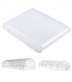 Outsunny 6 X 10m UV Resistant Waterproof Plastic Polytunnel Cover, Clear