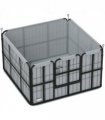 PawHut Dog Whelping Box w/ Washable Pee Pad, Windproof Cloth, Black