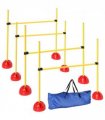 PawHut 4 Piece Dog Agility Equipment with 4 Hurdle Bar for Jump Training