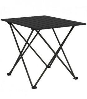 Outsunny Folding Camping Table for Outdoor Camping, Picnic, Hiking, Black
