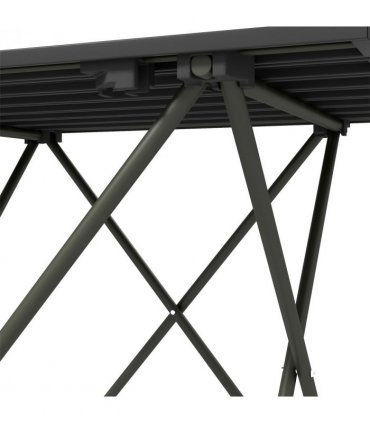 Outsunny Folding Camping Table for Outdoor Camping, Picnic, Hiking, Black