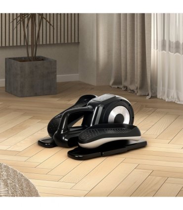 SPORTNOW Mini Elliptical Machine, Seated Pedal Exerciser w/ Remote Control