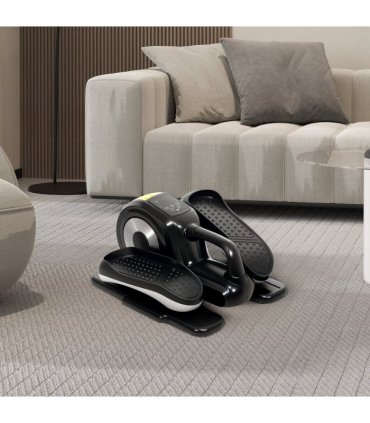 SPORTNOW Mini Elliptical Machine, Seated Pedal Exerciser w/ Remote Control
