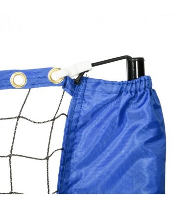 SPORTNOW 4m Badminton Net, Adjustable Sports Net for Tennis, Volleybal, Blue