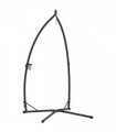 Outsunny Hammock Chair Stand, Steel Frame Hammock Stand Only, Black