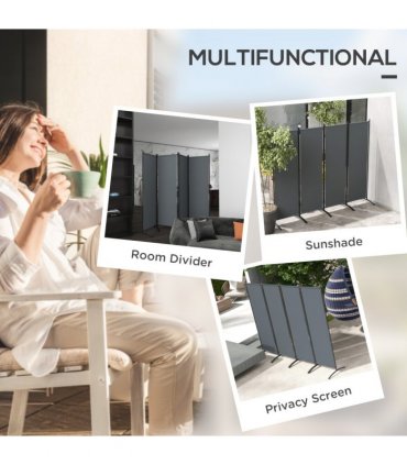 Outdoor Privacy Screen - 360° Foldable Design for Versatile Shading