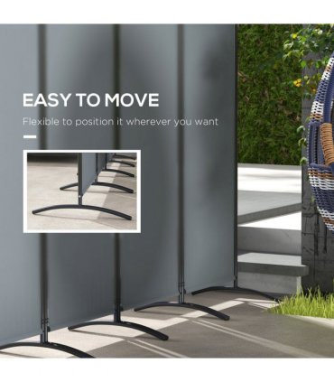 Outdoor Privacy Screen - 360° Foldable Design for Versatile Shading