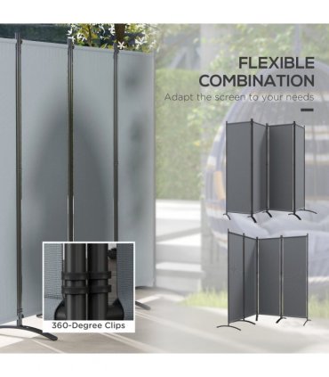 Outdoor Privacy Screen - 360° Foldable Design for Versatile Shading
