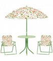 Cute Fox Design Kids Outdoor Furniture Set with Adjustable Parasol