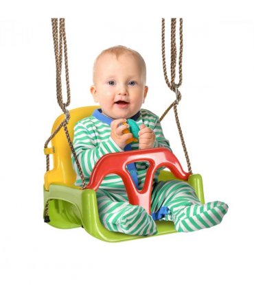 3-in-1 Adjustable Swing for Infants & Toddlers - Safe Indoor & Outdoor Play