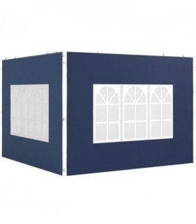 Outsunny Gazebo Side Panels for 3x3(m) or 3x6m Gazebo Canopy, 2 Pack, Blue
