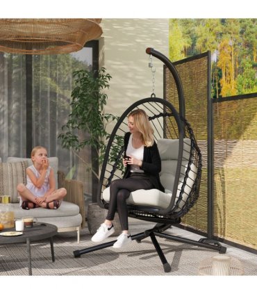 Durable Powder Coated Steel Frame Garden Storage Basket & Seat