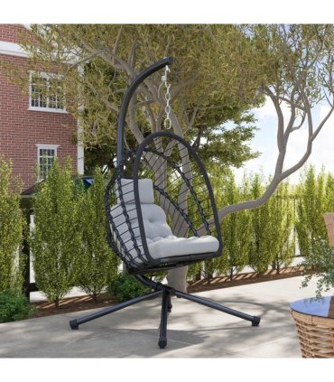 Durable Powder Coated Steel Frame Garden Storage Basket & Seat