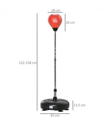 Boxing Training Set - Adjustable Height & Stable Base for Skills Development