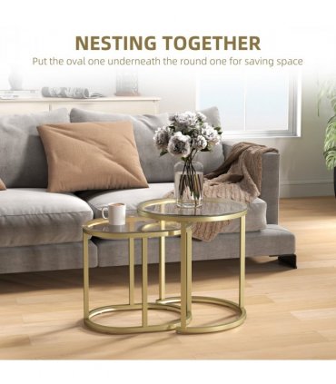 Elegant Glass Accent Tables - Versatile Shape & Design for Your Space