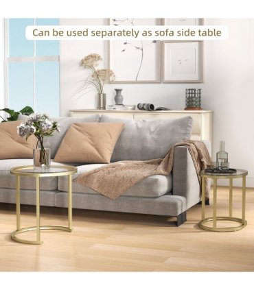 Elegant Glass Accent Tables - Versatile Shape & Design for Your Space
