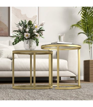 Elegant Glass Accent Tables - Versatile Shape & Design for Your Space