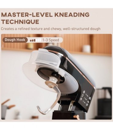 Powerful 1400W Stand Mixer with 5L Bowl & Versatile Speed Settings