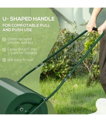Heavy-Duty Lawn Roller - Efficient Flattening Tool for Perfect Lawns