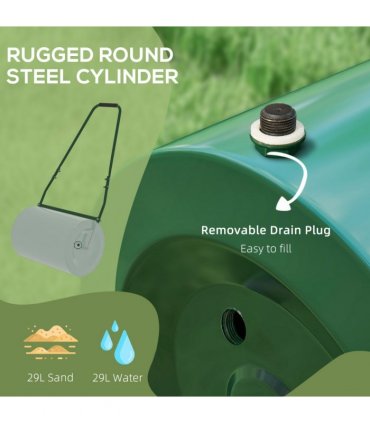 Heavy-Duty Lawn Roller - Efficient Flattening Tool for Perfect Lawns