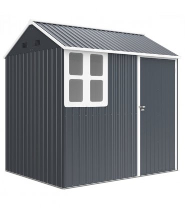 Galvanised Steel Storage Shed - Durable Design & Ample Space 7x6ft