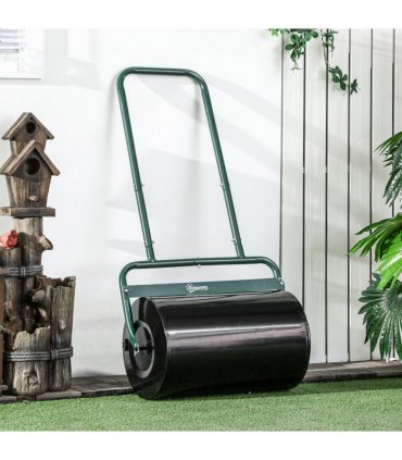 Outsunny Combination Push w/ 38L Sand or Water Garden Dark Green