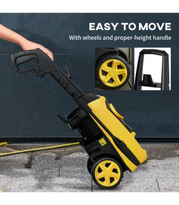 DURHAND High-Performance Power Washer 1800W, 150 Bar, 510 L/h, Yellow