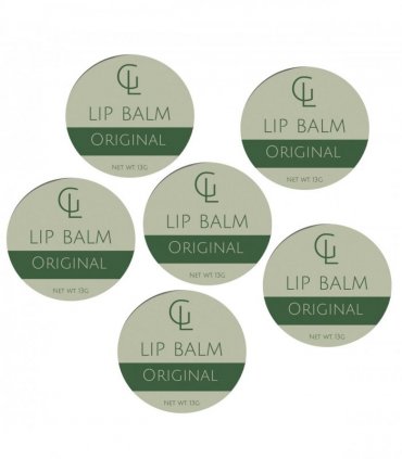 Moisturising Lip Balm - Unflavoured x6 tins