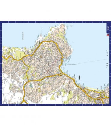 A to Z Map of  Torquay 1000 Piece Jigsaw
