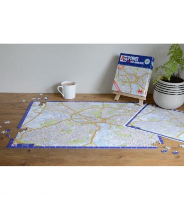 A to Z Map of  Ipswich 1000 Piece Jigsaw