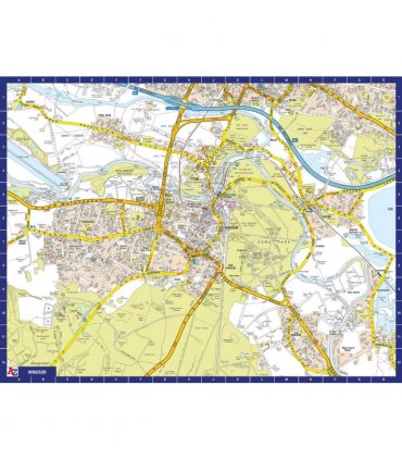 A to Z Map of  Windsor 1000 Piece Jigsaw