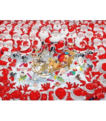 Christmas Scramble by Mike Jupp - 1000 pc. jigsaw puzzle