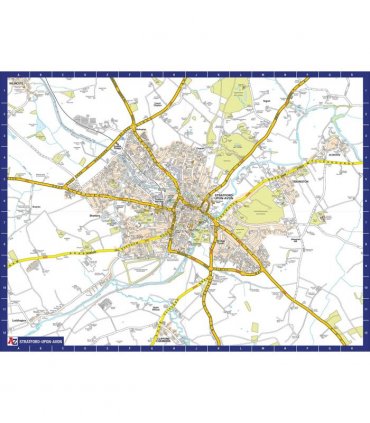 A to Z Map of  Stratford-upon-Avon 1000 Piece Jigsaw