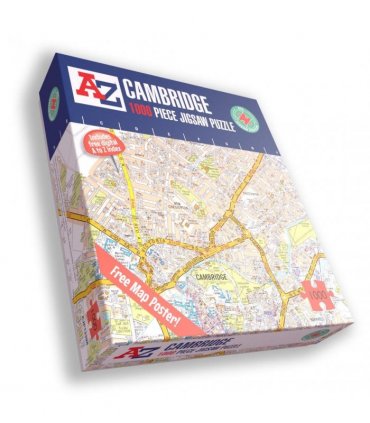 A to Z Map of  Cambridge 1000 Piece Jigsaw