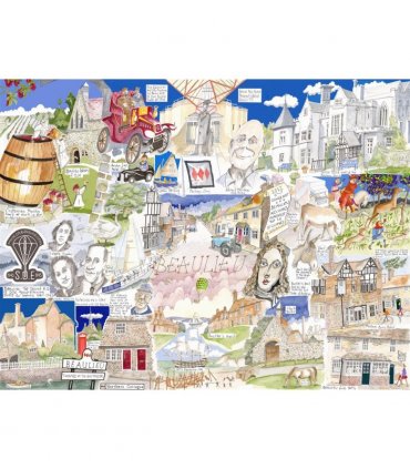 Beaulieu - Tim Bulmer 1000 Piece Jigsaw Puzzle